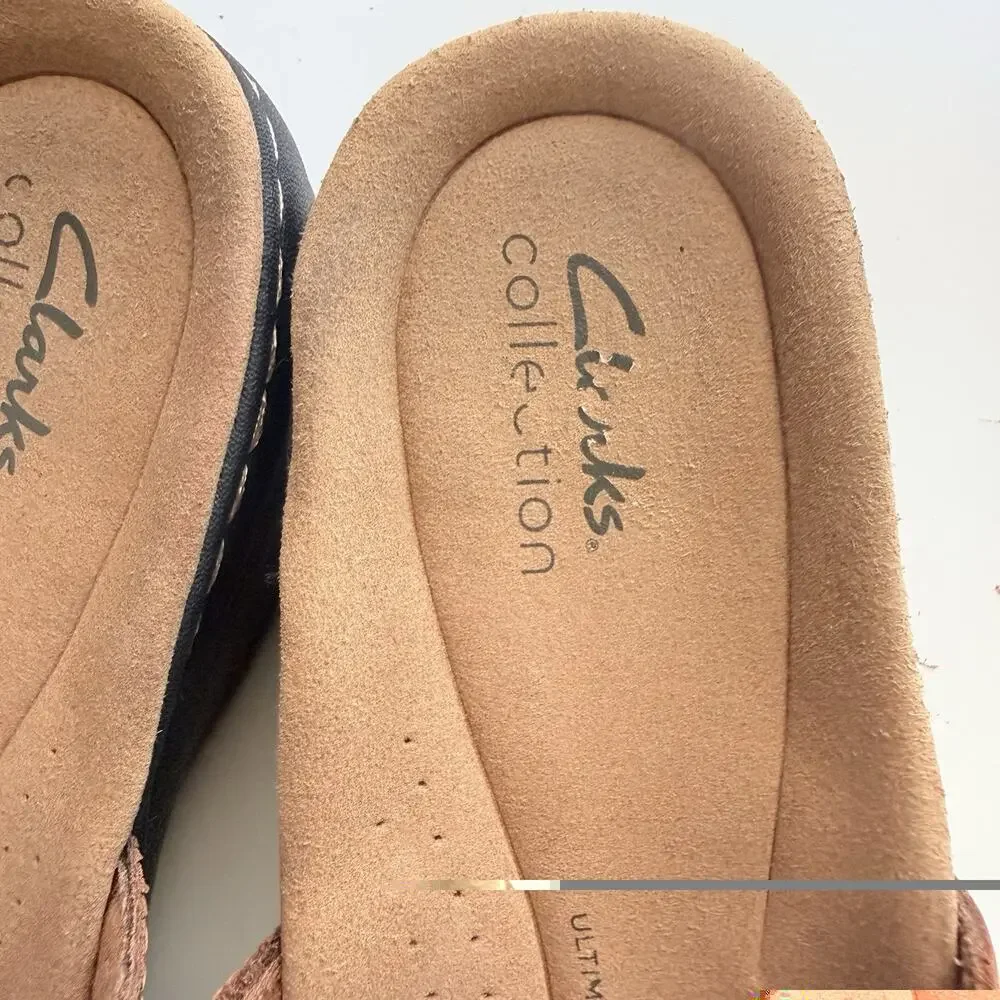 Clarks Samdals Women 11 Merliah Karli 26158235 Tan Leather Comfort